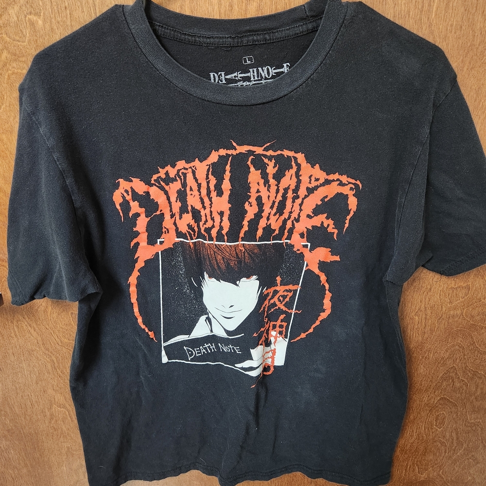 Death Note Black Graphic T-Shirt for Men